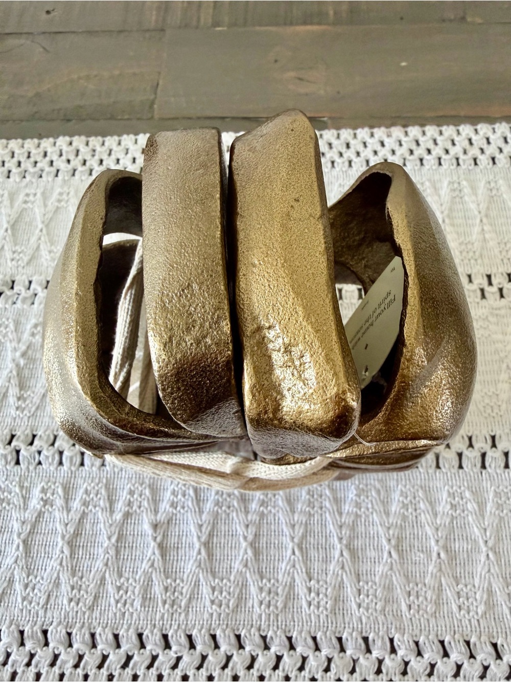 2pc Gold Metal Bow Bookends - THRESHOLD designed with STUDIO MCGEE - Picture 5 of 5
